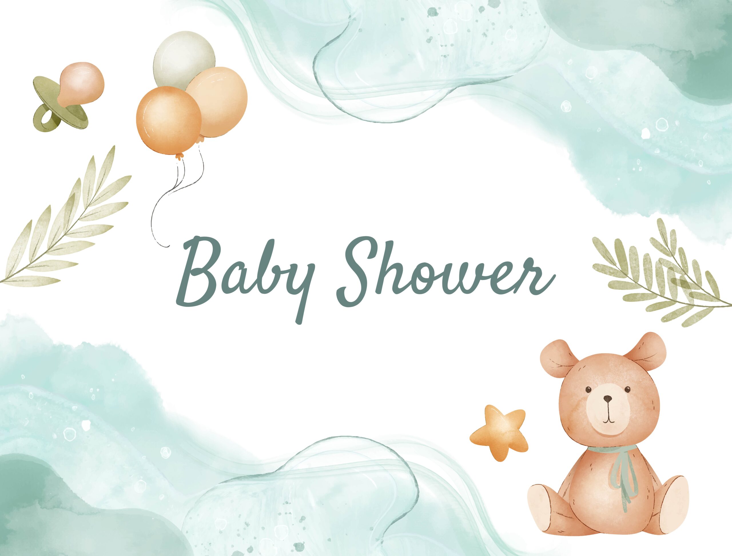Adoración puerta Querer Photocall Baby Shower personalizable - Contraste Impresión